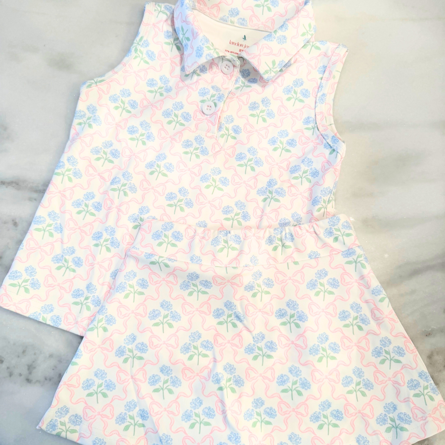 Blush Garden Polo Set