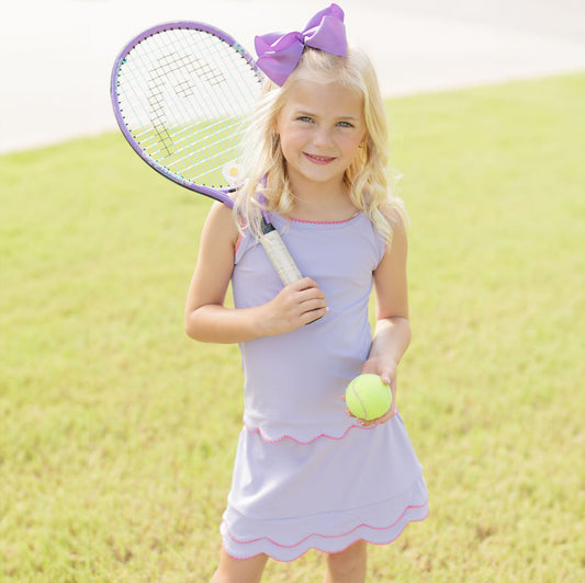 Purple Scalloped Set