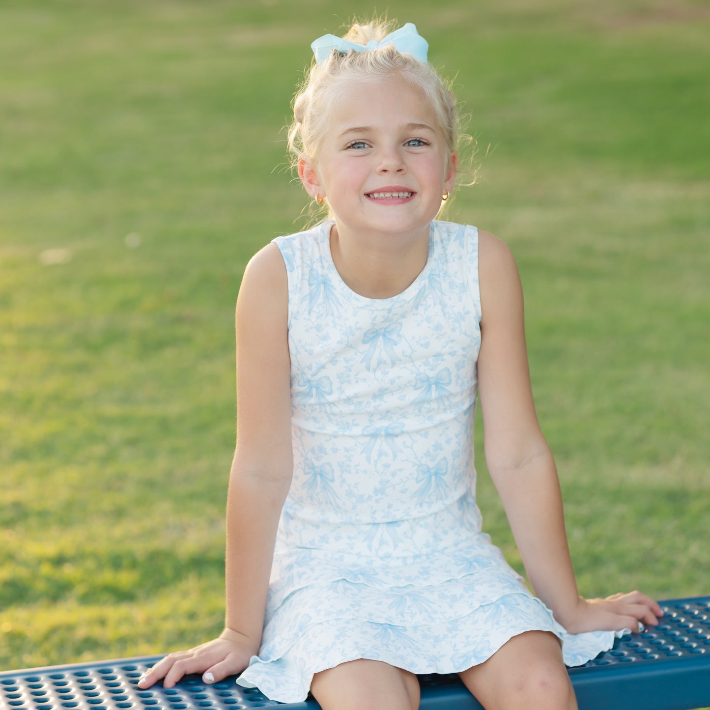 Blue Bow Set