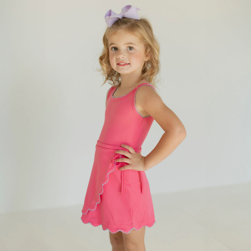 Gameday Scalloped Dress