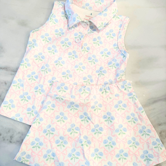 Blush Garden Polo Set