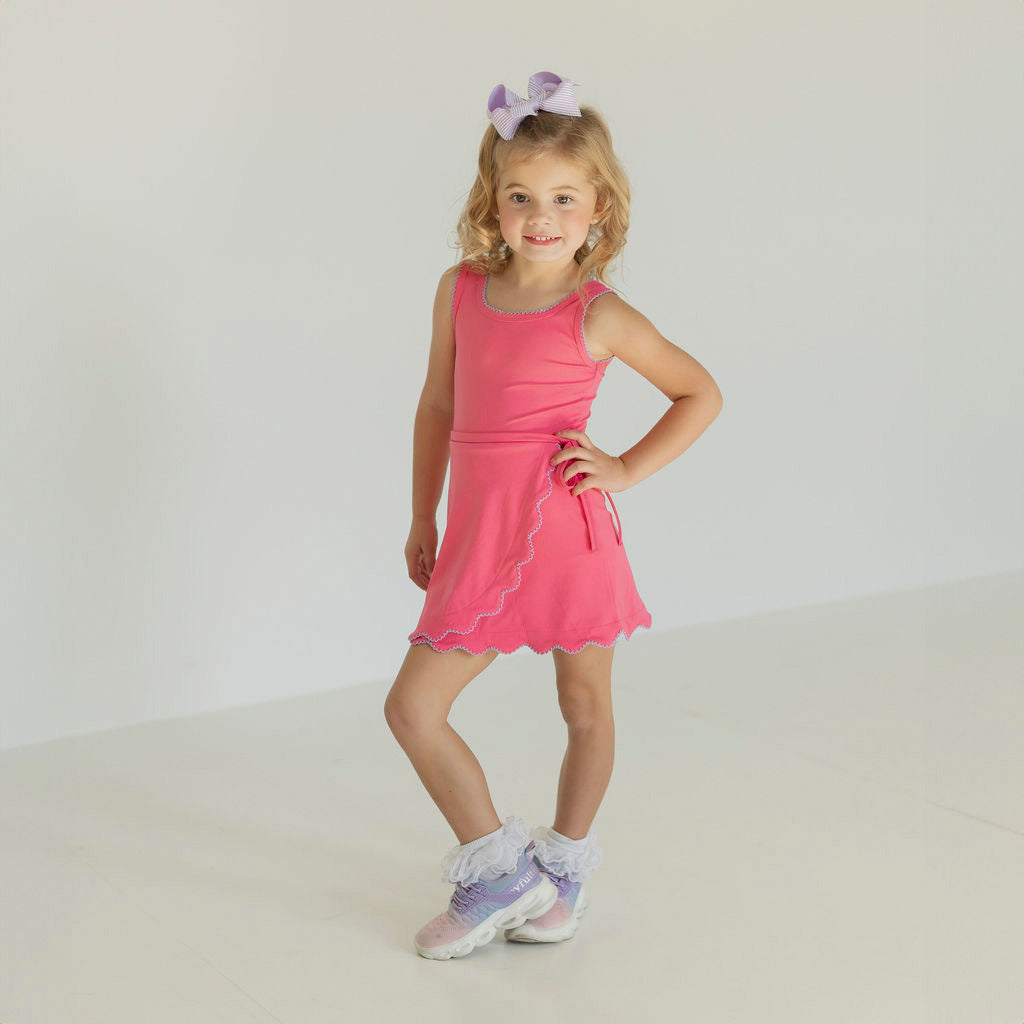 Gameday Scalloped Dress